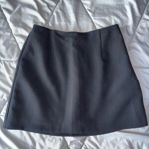 Abercrombie Black tailored mini skirt